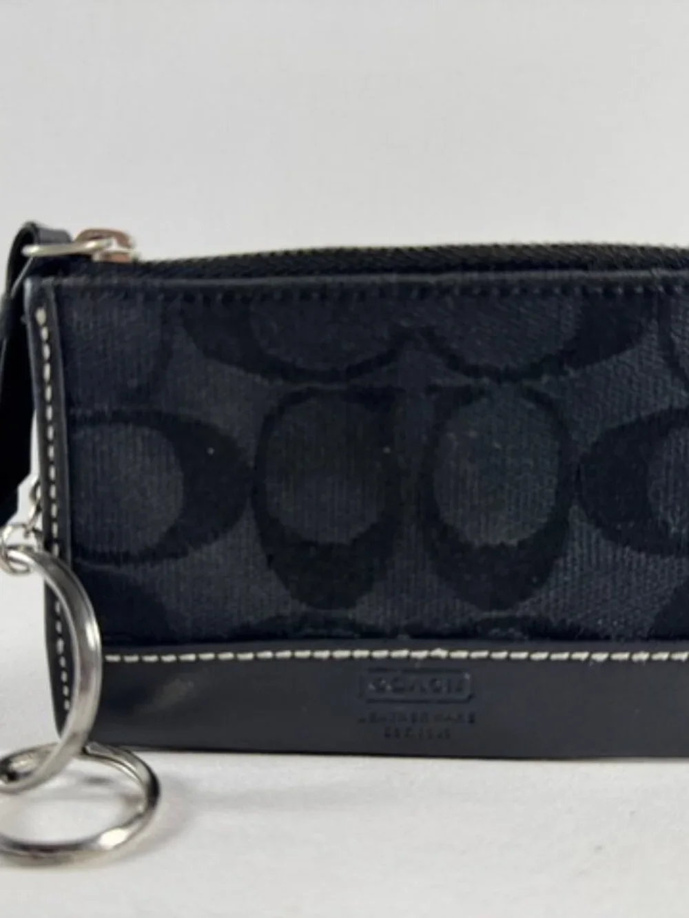 Y2K COACH Madison Signature Dotted Wristlet/Clutch & Signature C-Card Case